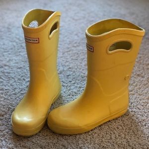 Hunter Kids First Classic Rain Boots: Yellow